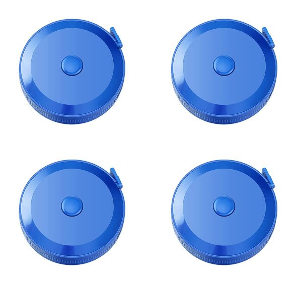 Tape Measure, 4 Pack Soft Retractable Measuring Tape 60-Inch/150cm Double-Scale Metric Tape Measure,