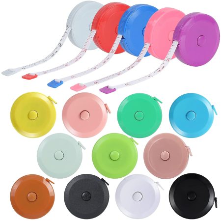 Tape Measure, Soft Retractable Measuring Tape 60-Inch/150cm Double-Scale Metric Tape Measure,